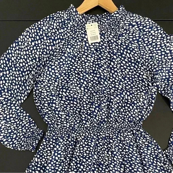 Boden Polka Dot Smocked Dress New Big Girl Youth Nautical Coastal Prep - Picture 5 of 10